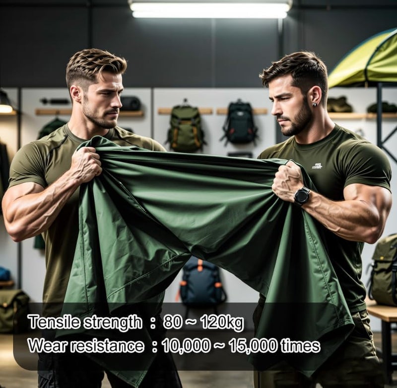 GoldCamp Compression Stuff Storage Sack for Sleeping Bag, Space Saving Gear with dust Flap, 600D Oxford Waterproof Camping, Hiking, Outdoor with Drawstring dust, Backpacking (Dark Green, XXXL,65L) - Image 2